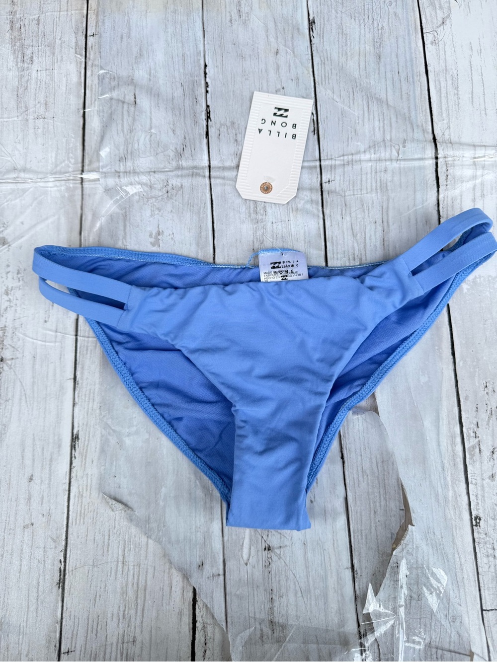 Billabong Blue Swimwear Tag Detail